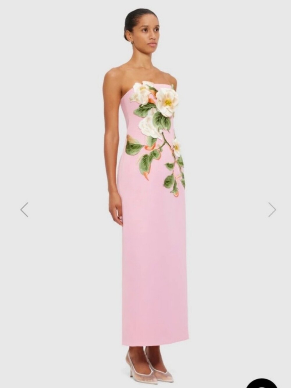 Leo LIN RaynaAppliqué Floral Bustier Maxi Dress - Picture 6 of 12
